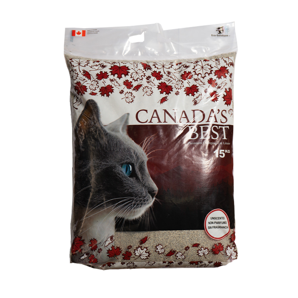 CANADA`S BEST UNSCENTED CAT LITTER - 15KG