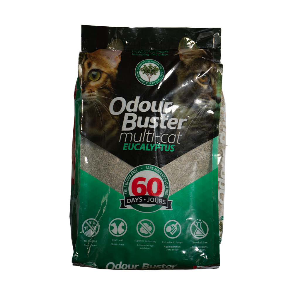 ODOUR BUSTER MULTI-CAT EUCALYPTUS - 12KG