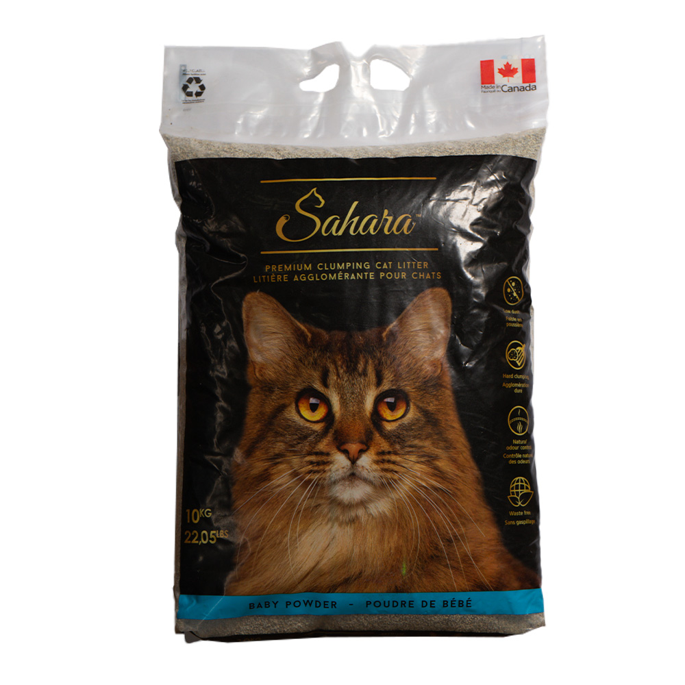 SAHARA BABY POWDER CAT LITTER - 10KG