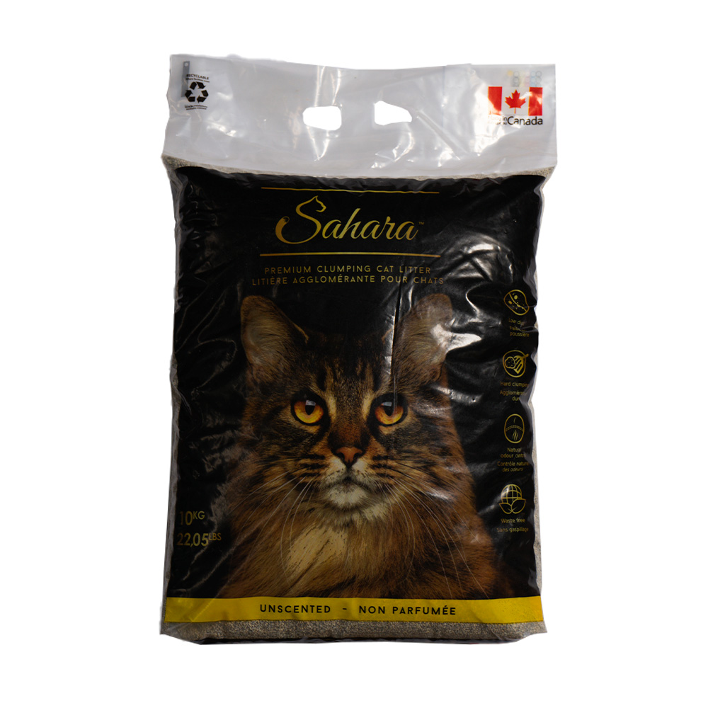 SAHARA UNSCENTED CAT LITTER - 10KG