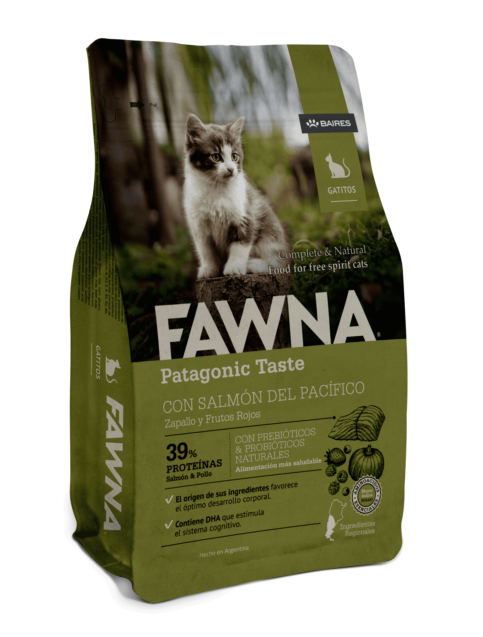 FAWNA GATOS KITTEN 1 KG