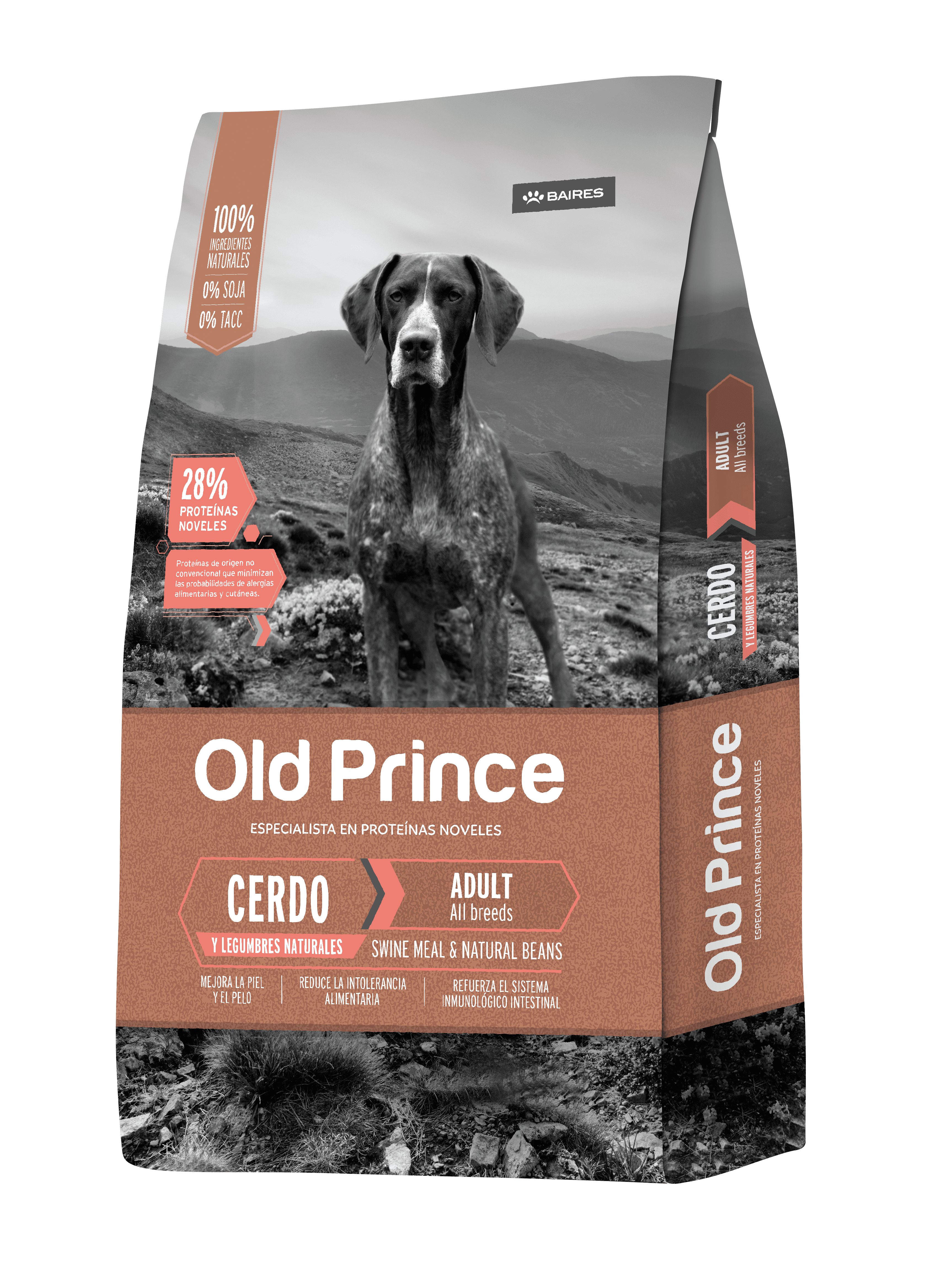 OLD PRINCE NOVEL CERDO & LEGUMBRES NATURALES ADULTOS 3 KG
